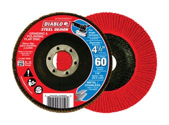 Diablo  4-1/2 in. Dia. x 7/8 in.  Zirconium  Flap Disc  60 Grit 