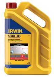 Irwin Strait-Line 5 lb. Red Mason Line Chalk Permanent 