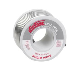 Alpha Fry  Silver Bearing Alloy  For Plumbing Solid Wire Solder  8 oz. For Copper Tubing and Supply 