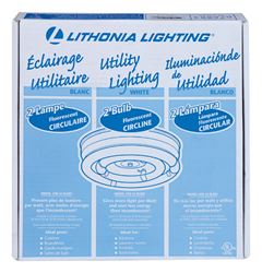 Lithonia Lighting  12 in. L 1 lights T9  Circline Light Fixture  Utility Light 