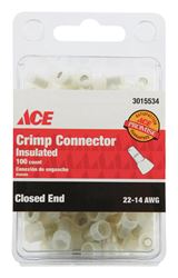 Ace  Industrial  Closed End Connector  Nylon  Clear  100 