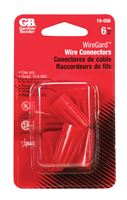 Wingguard  Industrial  Wire Connector  Thermoplastic  Red  6 