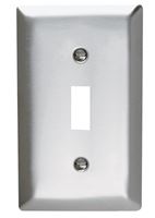 Pass & Seymour  1 gang Silver  Stainless Steel  Toggle  Wall Plate  1 pk 