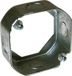 Raco 4 in. H Octagon Junction Box 1/2 in. Black Steel 