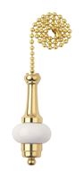 Westinghouse  White  Polished  12 in. L Decorative Pull Chain 