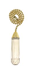 Westinghouse Clear 12 in. L Polished Decorative Pull Chain 