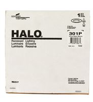 Halo 6 in. W White White Metal Incandescent 6 in. Recessed Light Trim 