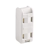 Pass & Seymour  Cord Outlet  10 amps 1-15R  125 volts White 