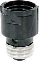 Leviton Socket Extender 660 watts 250 volts Medium Black 