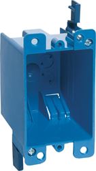 Carlon  4-1/8 in. H Rectangle  1 Gang  Outlet Box  Blue  PVC 
