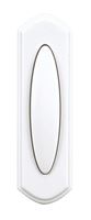 Heath Zenith  White  Wireless  Pushbutton Doorbell 