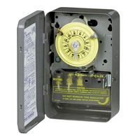 Intermatic Indoor 24 Hour Dial Timer 40 amps 120 volts Gray 