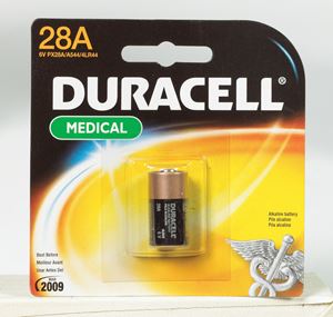 Duracell  Alkaline  Medical Battery  28A  6 volts