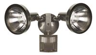 Heath Zenith Bronze Metal Floodlight Motion-Sensing PAR 38 120 volts 300 watts 