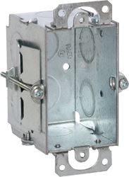 Raco 3 in. H Rectangle 1 Gang Switch 1/2 in. Gray Steel 