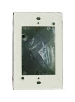 Wiremold  4-3/4 in. H 1 Gang  Rectangle  Outlet Box  1/2 in. Ivory  Steel 