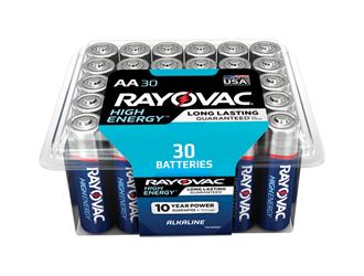 Rayovac  AA  Alkaline  Batteries  1.5 volts 30 pk 