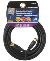 Monster  Just Hook it Up  12 ft. L Video Coaxial Cable 