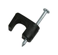 GB 1/4 in. W Zinc-plated Plastic Insulated Masonry Coaxial Staple 25 