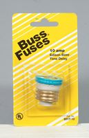 Bussmann  Time Delay Plug Fuse  10 amps 125 volts 1 pk For Small Motor Overload Protection 