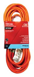 Ace  Indoor and Outdoor  Extension Cord  14/3 SJTW  25 ft. L Orange 