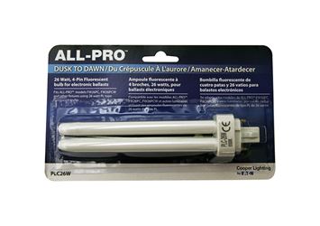 All-Pro  Cooper Lighting by Eaton  CFL Bulb  26 watts 1100 lumens Double Tube  6.5 in. L Cool White 