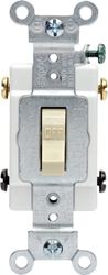 Leviton Commercial  20 amps 120/277 volts Double Pole  Toggle  Switch  Ivory 