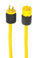 Yellow Jacket  10/4 STW  600 volts Generator Cord  25 ft. L Yellow 