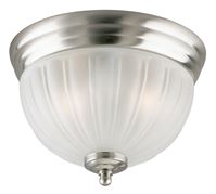 Westinghouse  Brushed Nickel  Ceiling Fixture  6-3/4 in. H x 9-1/2 in. W 