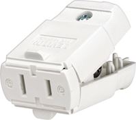 Leviton Residential Thermoplastic Polarized Straight Blade Plug 1-15R 20-16 AWG 2 Pole, 2 Wire 