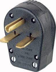 Leviton  Commercial  Thermoplastic  Grounding  Straight Blade Plug  6-30P/6-50P  14-6 AWG 2 Pole, 3 