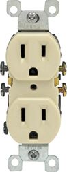Leviton  Electrical Receptacle  15 amps 5-15R  125 volts Ivory 