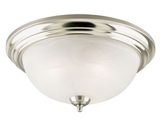 Westinghouse  Brushed Nickel  Ceiling Fixture  6-3/4 in. H x 15 in. W 