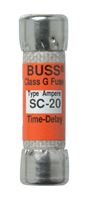 Bussmann  Midget Fuse  20 amps 600 volts 7/16 in. Dia. x 1-5/16 in. L 2 pk For Branch Circuit 