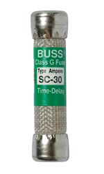 Bussmann  Midget Fuse  30 amps 480 volts 7/16 in. Dia. x 1-5/16 in. L 2 pk For Branch Circuit 