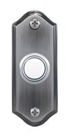Heath Zenith Pewter Wired Pushbutton Doorbell 