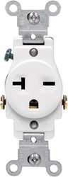 Leviton  Electrical Receptacle  20 amps 6-20R  250 volts White 
