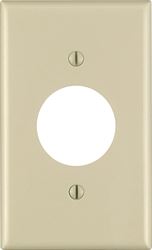 Leviton  1 gang Ivory  Plastic  Power Outlet  Wall Plate  1 pk 