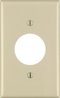 Leviton 1 gang Ivory Plastic Power Outlet Wall Plate 1 pk 