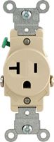 Leviton  Electrical Receptacle  20 amps 5-20R  125 volts Ivory 
