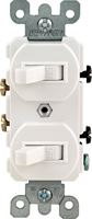 Leviton 1 15 amps White Toggle Combination Switch 1 Combination 