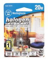 Westinghouse HaloMax Halogen Light Bulb 20 watts 200 lumens JC T4 GY7.9/8.0 Clear 1 pk 