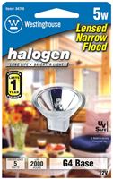Westinghouse Halogen Light Bulb 5 watts 27 lumens Floodlight MR11 GU4 White 1 pk 