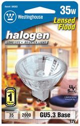Westinghouse Halogen Light Bulb 35 watts 360 lumens Floodlight MR16 GU5.3 White 1 pk 