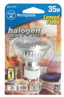 Westinghouse Halogen Light Bulb 35 watts 180 lumens Floodlight MR16 GU10 White 1 pk 