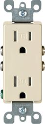 Leviton  Decora  Electrical Receptacle  15 amps 5-15R  125 volts Ivory 
