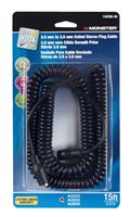 Monster  Just Hook It Up  15 ft. L Stereo Plug Cable 