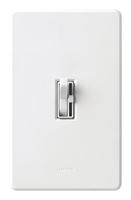 Lutron Toggler 5 amps 600 watts Three-Way Dimmer Switch White 