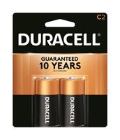 Duracell  Coppertop  C  Alkaline  Batteries  1.5 volts 2 pk 