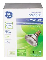 GE  Halogen Light Bulb  90 watts 1790 lumens Floodlight  PAR38  Medium Base (E26)  White  1 pk 